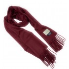100% Pure Cashmere - Extra Wide Classic Plain - Rouge